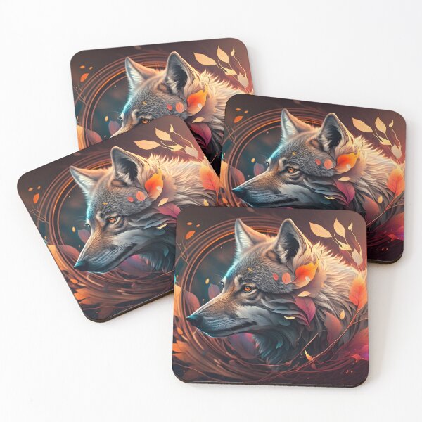 Item preview, Abstract Wolf Face Art  designed and sold by PeteRascal.