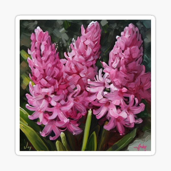 Aperçu de l'œuvre Pink Hyacinth  créée et vendue par Vanover Designs.