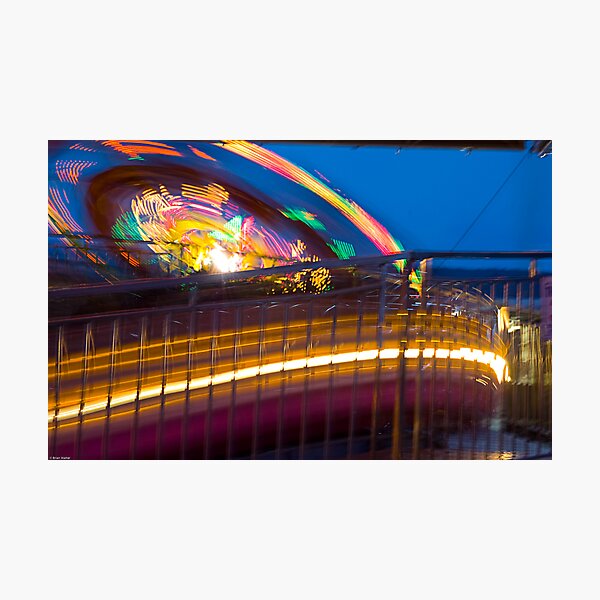 Nighttime Rides Photographic Print