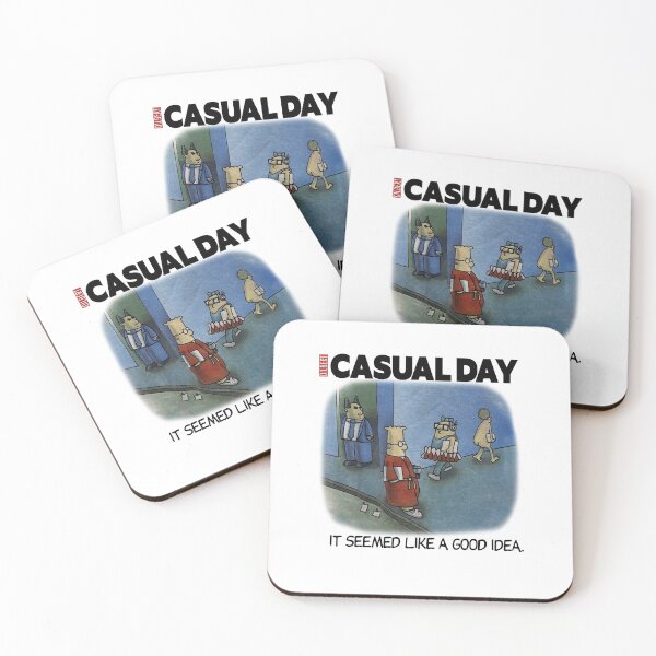 Item preview, Vintage 90s Dilbert Casual Day XL X-Large Trending designed and sold by MildredGre.