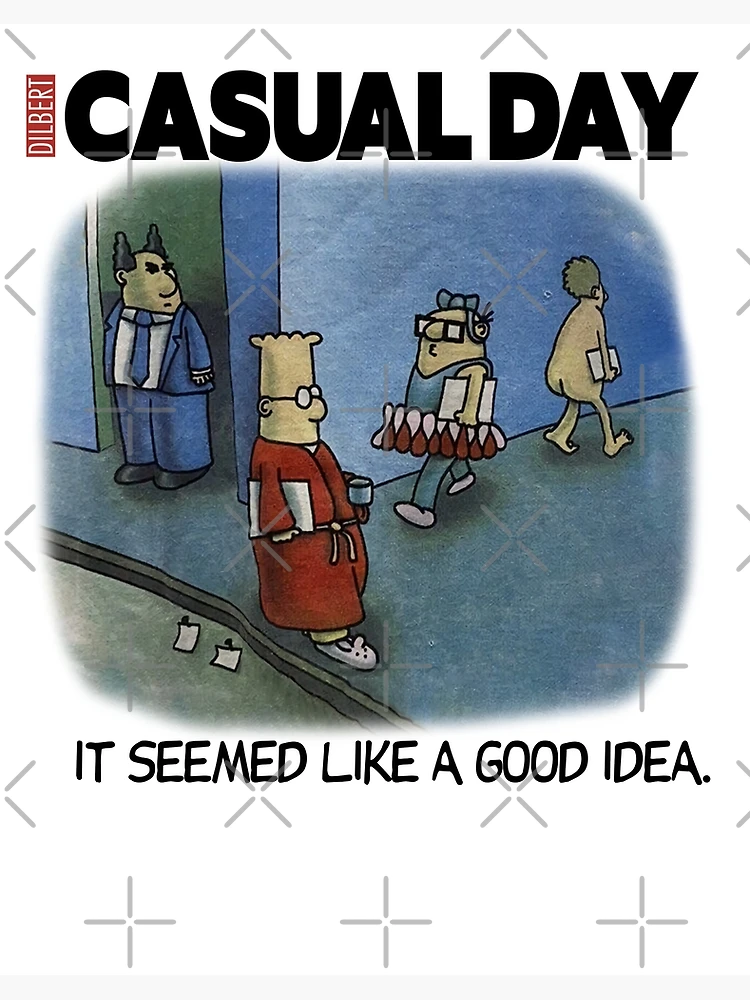 Vintage 90's Dilbert Casual Day on sale T-Shirt