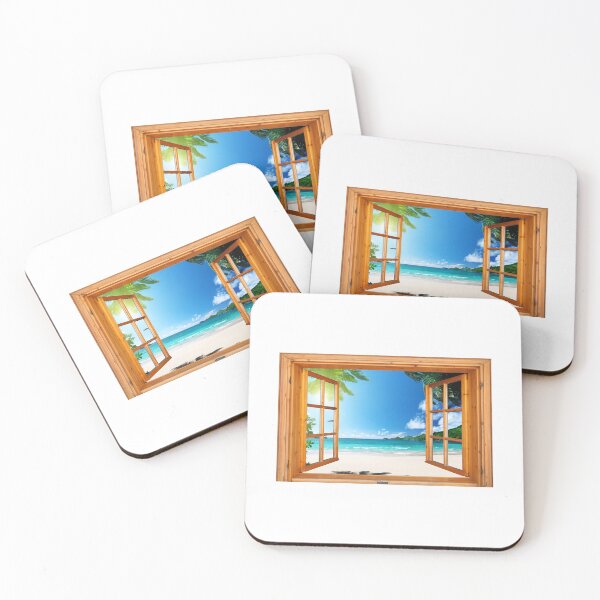 Item preview, Window View Ocean Wather Beach 05 designed and sold by ConradSignature.