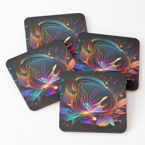 Item preview, Abstract Psychedelic Flower Art designed and sold by PeteRascal.