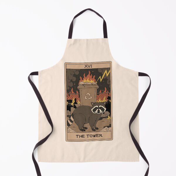 Item preview, The Tower - Raccoons Tarot designed and sold by Thiago Corrêa.