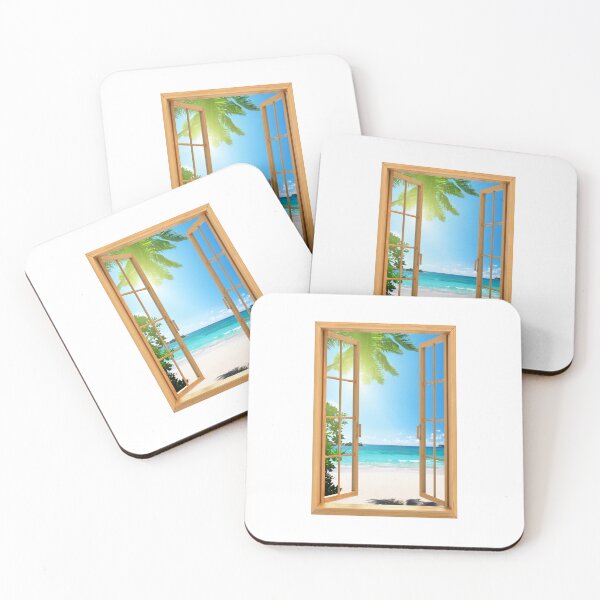 Item preview, Window View Ocean Wather Beach 10 designed and sold by ConradSignature.
