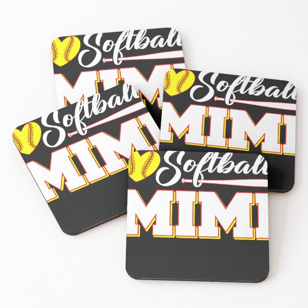Item preview, Funny Heart Softball Mimi Cute Women Mother's Day Premium T-Shirt designed and sold by duhaumoeljak.