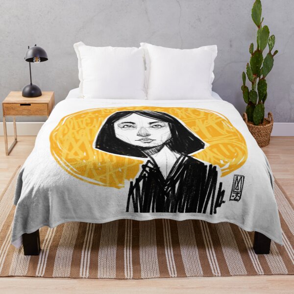Item preview, Circle of Style: un retrato femenino a la moda con un toque de amarillo designed and sold by Illustory.