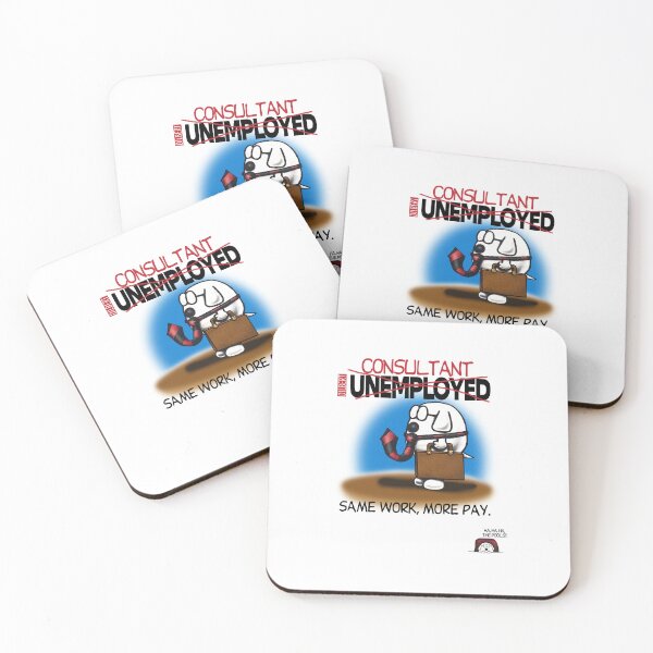 Item preview, Vintage 90's Dilbert Unemployed Consultant Same Work More Pay Trending designed and sold by MildredGre.
