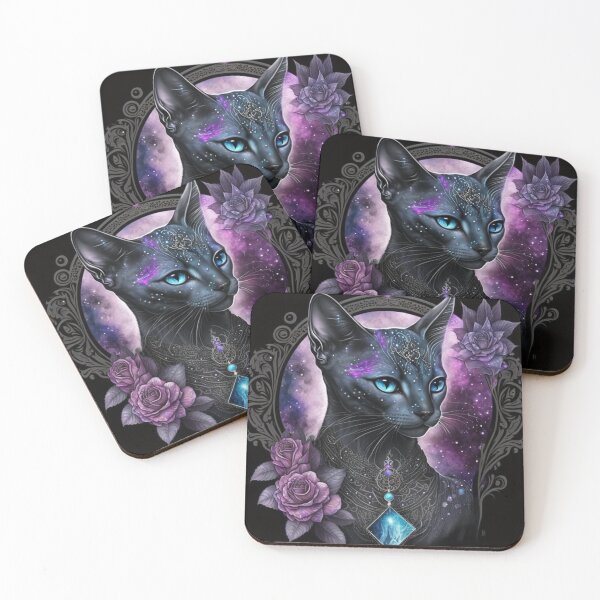 Item preview, Gothic Abyssinian Cat designed and sold by Nocturne  Paws.
