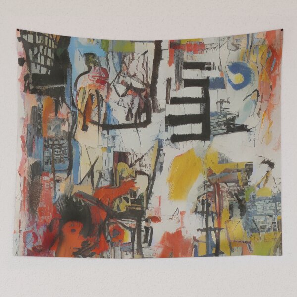Item preview, Imaginative Graffiti Art: Neo-Expressionism meets Street Art in Postmodern, Contemporary Style designed and sold by ArtazaBazaar.