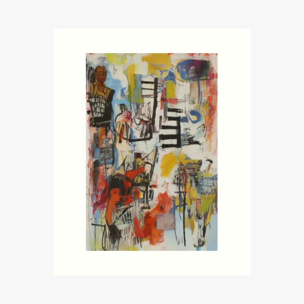 Item preview, Imaginative Graffiti Art: Neo-Expressionism meets Street Art in Postmodern, Contemporary Style designed and sold by ArtazaBazaar.