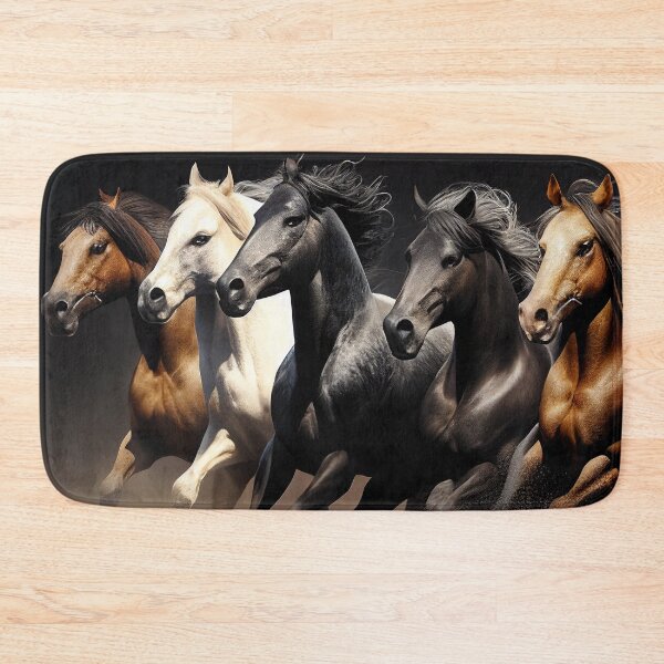 Item preview, seven lucky running horses painting designed and sold by FireFXStudio.