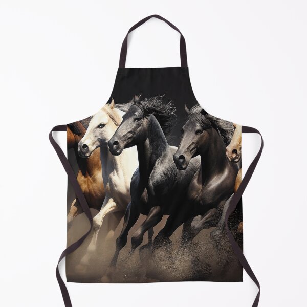 Item preview, seven lucky running horses painting designed and sold by FireFXStudio.