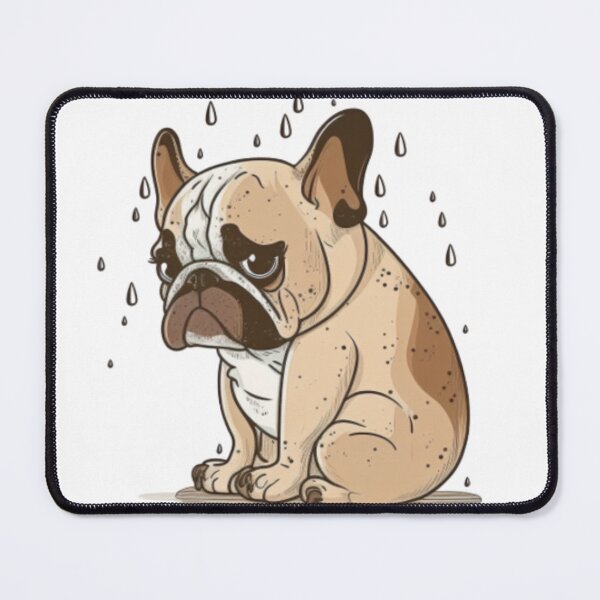 Item preview, Frenchie the Nervous French Bulldog  designed and sold by PetsEnough.