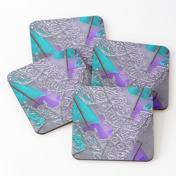 Item preview, chiseled filigree in violet blue and silver 2 designed and sold by kbgraphicimages.