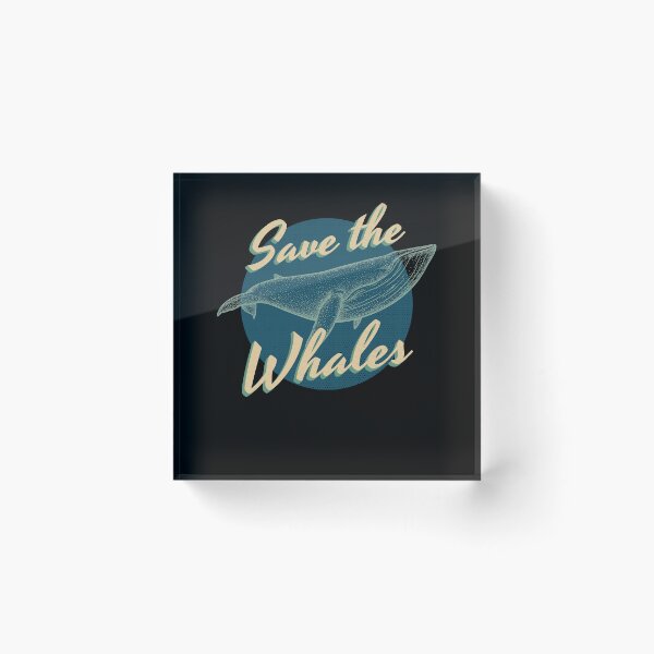 Item preview, Blue Whale Save The Whales Sea designed and sold by MooonTees.