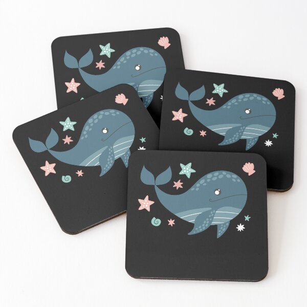 Item preview, Blue Whale Cute Kids Whale Sea designed and sold by MooonTees.