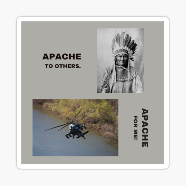 Vista previa del artículo con la obra «apache y yo», diseñado y vendido por KLiKzg.