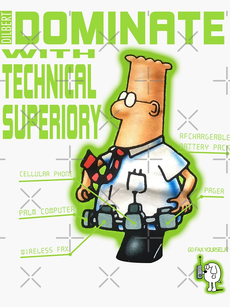 Vintage Dilbert “Technology” factory Crewneck