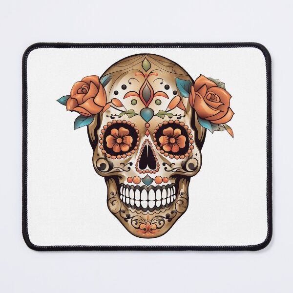 Item preview, Mexican Colored Skull, Sugar Skull, Soul of a Deceased designed and sold by InspiringInk.