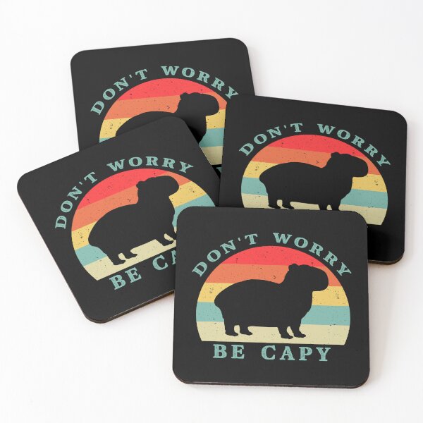 Item preview, Don't worry, be Capy - Capybara funny design designed and sold by doodle189.