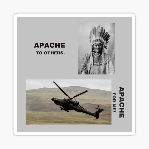 Vista previa del artículo con la obra «Apache y yo - parte 2», diseñado y vendido por KLiKzg.