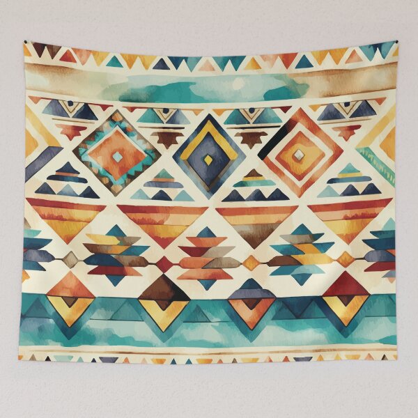 Item preview, An Aztec Geometric Southwestern Design - Boho Chic Patterns designed and sold by GVRDesign.