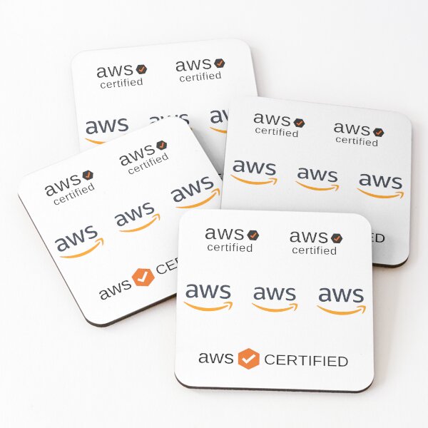 Item preview, AWS LOGO CLOUD CERTIFICATION designed and sold by tshirtsandme.