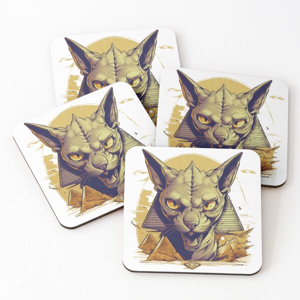 Item preview, Ancient Egyption Sphynx Kitty Cat designed and sold by Bad Kitties.
