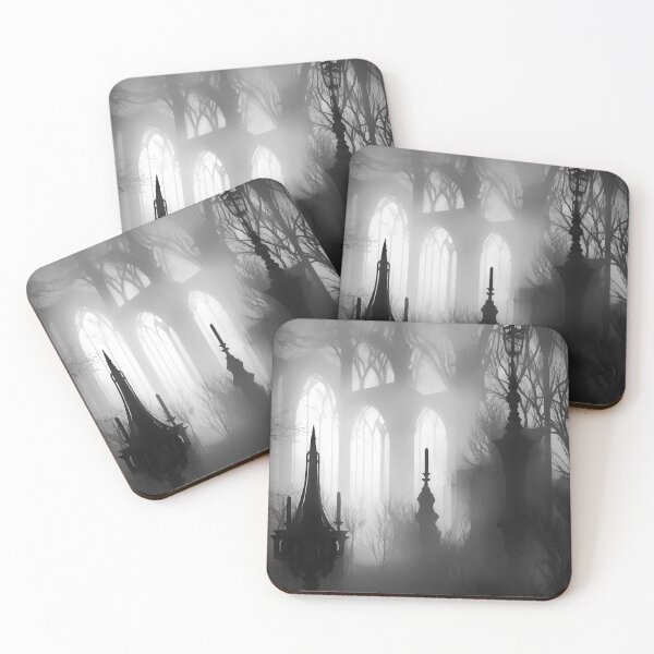Item preview, foggy garden designed and sold by kbgraphicimages.