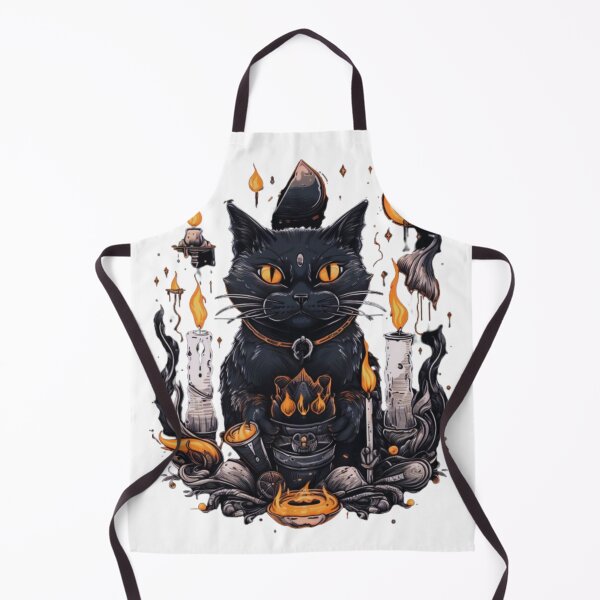 Aperçu de l'œuvre Gothique Witchcraft Kitty Cat créée et vendue par Bad Kitties.