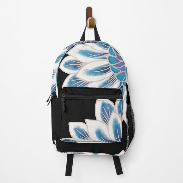 Item preview, Pretty Dahlia Flower Drawing in Cool Colors designed and sold by AloraDawnEve.