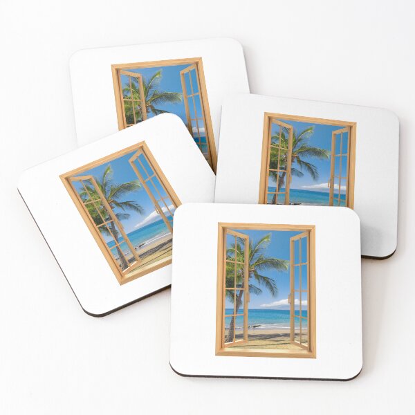 Item preview, Window View Ocean Wather Beach 16 designed and sold by ConradSignature.