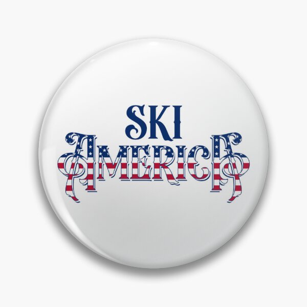 Item preview, Patriotic Ski America Sign designed and sold by BuyMooreThings.
