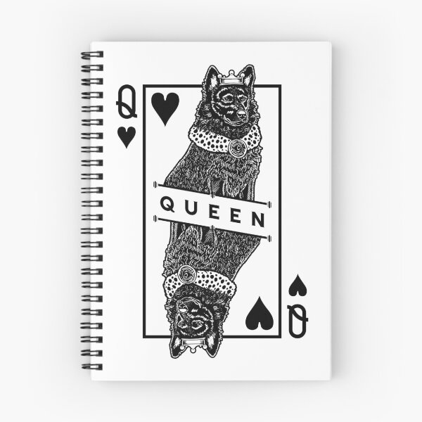 Item preview, Mudi Black Queen Of Hearts Funny Dog Lover Pop Art designed and sold by GrandeDuc.