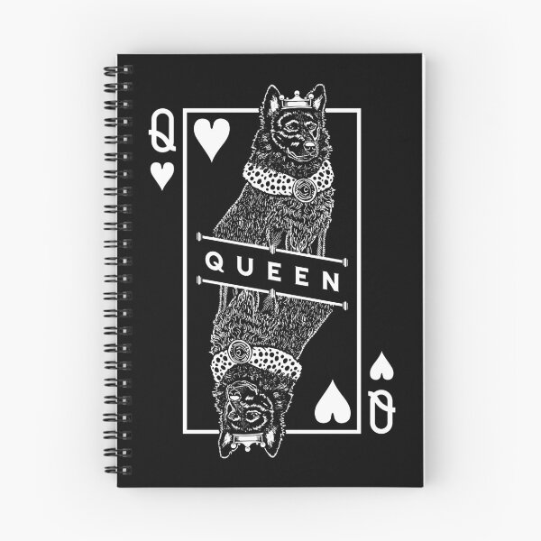 Item preview, Mudi Black Queen Of Hearts Funny Dog Lover Pop Art designed and sold by GrandeDuc.