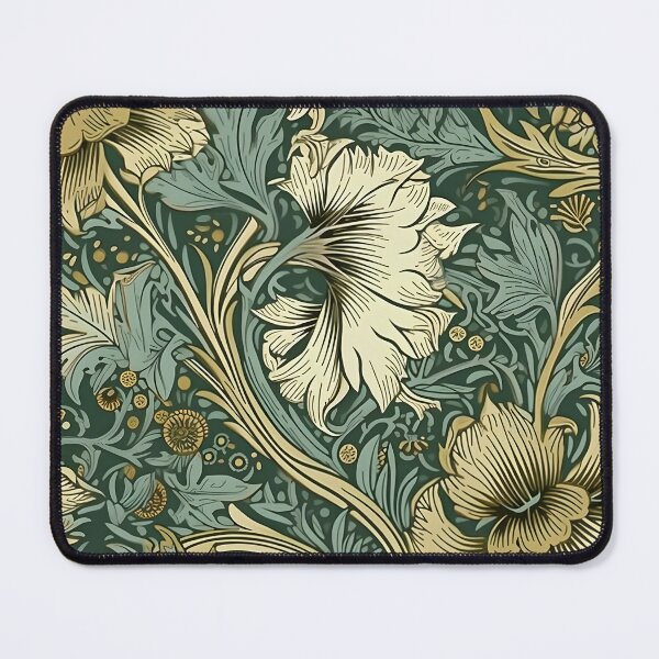 Item preview, Sage Green, Dark Green and Gold Floral Pattern designed and sold by JackCurtis1991.