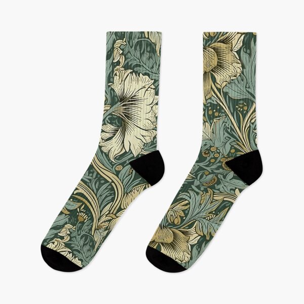 Item preview, Sage Green, Dark Green and Gold Floral Pattern designed and sold by JackCurtis1991.