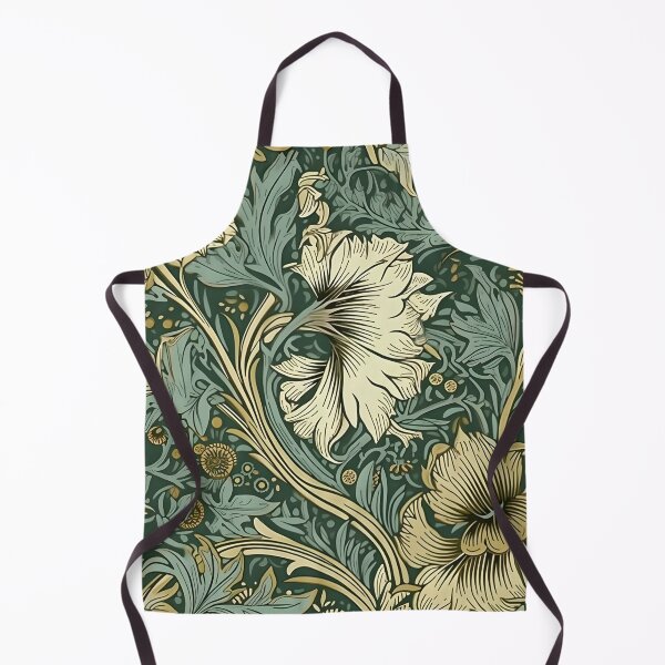 Item preview, Sage Green, Dark Green and Gold Floral Pattern designed and sold by JackCurtis1991.