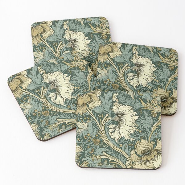 Item preview, Sage Green, Dark Green and Gold Floral Pattern designed and sold by JackCurtis1991.