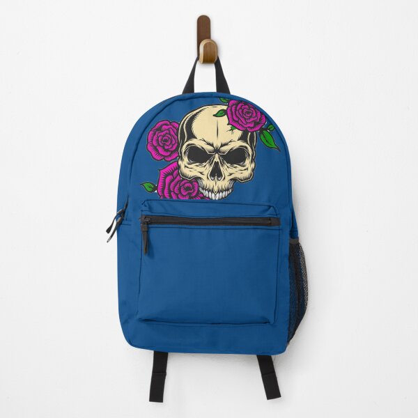 Item preview, skull with roses designed and sold by Myshopthings.