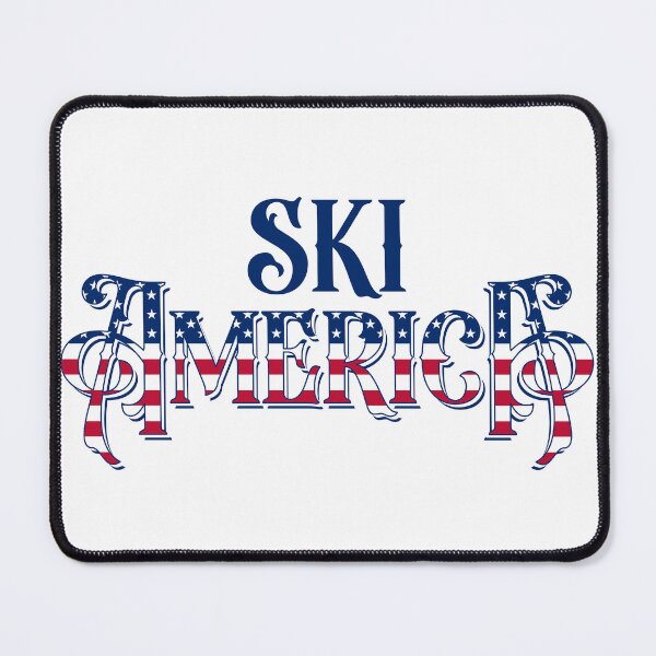 Item preview, Patriotic Ski America Sign designed and sold by BuyMooreThings.