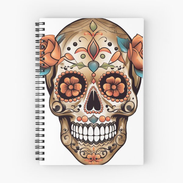 Item preview, Mexican Colored Skull, Sugar Skull, Soul of a Deceased designed and sold by InspiringInk.