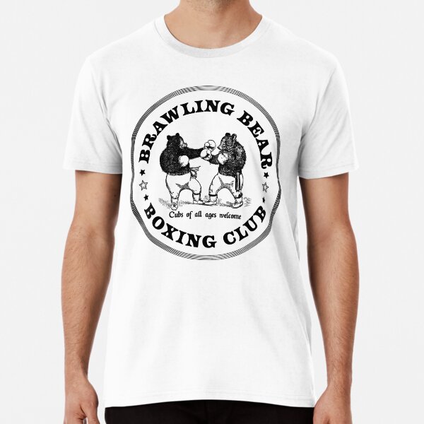 Item preview, Brawling bear boxing club logo by VioletAndOberon designed and sold by VioletAndOberon.