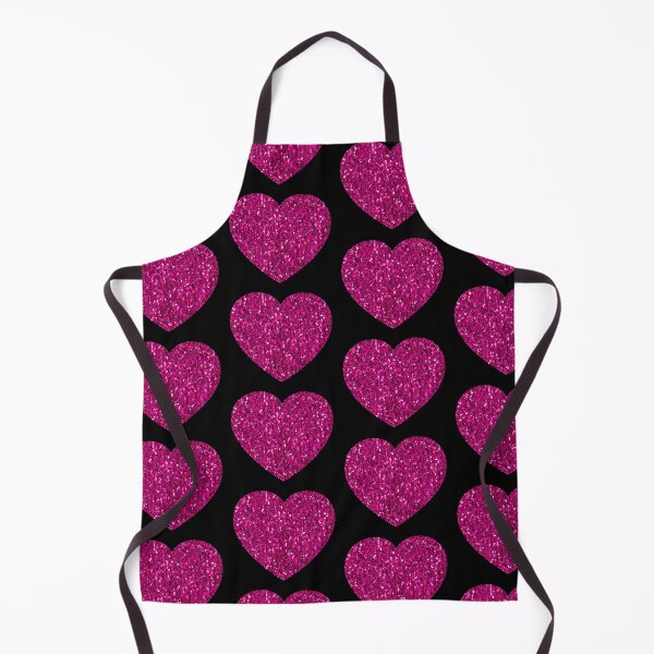 Artikelvorschau, Heißes rosafarbenes Herz aus künstlichem Glitzer, funkelndes Valentinstag-Liebesgeschenk für sie (Foto von Glitzer – nicht reflektierend) entworfen und verkauft von PLdesign.