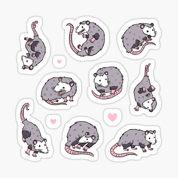 Item preview, Cute Opossum pack  designed and sold by Yarafantasyart.