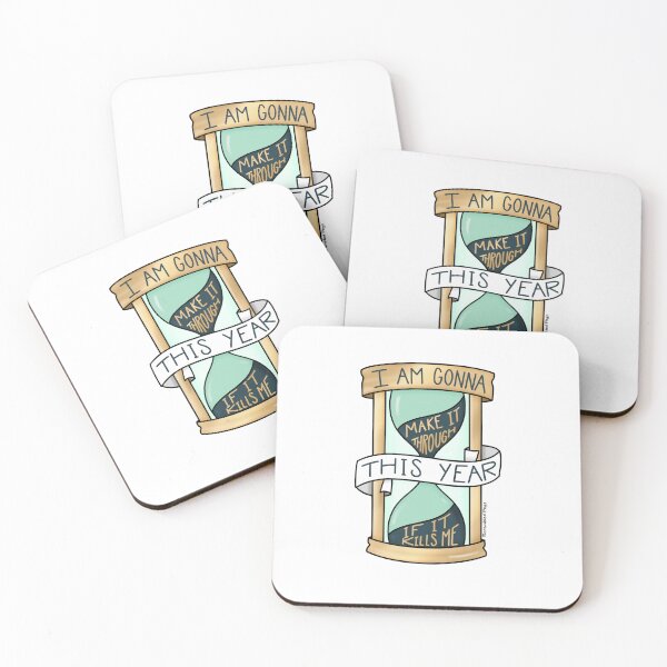 Item preview, I Am Gonna Make It Through This Year If It Kills Me designed and sold by scrambledpegs.