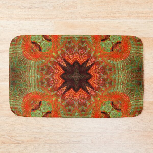 Item preview, orange and green check designed and sold by effervescence.