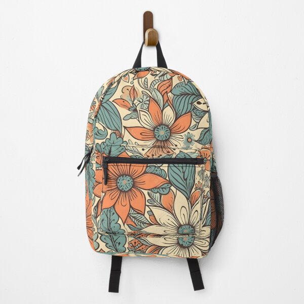 Item preview, Vintage 50s style floral pattern designed and sold by candlewithhare.
