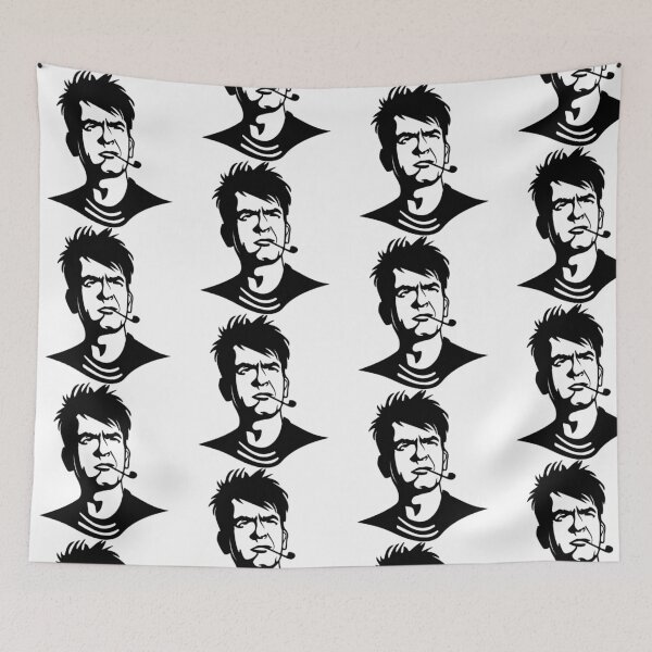 Item preview, Charlie Sheen Black and White designed and sold by -Y4K-.